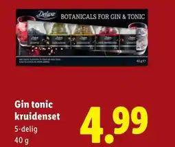 Lidl Gin tonic kruidenset aanbieding