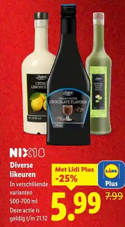Lidl Diverse likeuren aanbieding