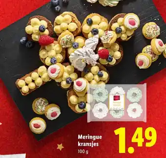 Lidl Meringue kransjes aanbieding