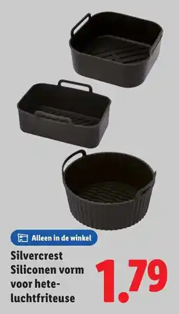 Lidl Silvercrest Siliconen vorm voor hete luchtfriteuse aanbieding