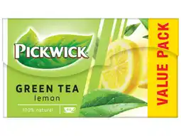 Hoogvliet Pickwick Lemon groene thee voordeelpak aanbieding