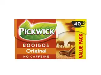 Hoogvliet Pickwick Original rooibos thee voordeelpak aanbieding