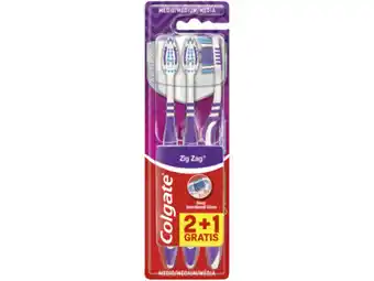Hoogvliet Colgate Zigzag tandenborstels medium aanbieding