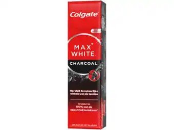 Hoogvliet Colgate Tandpasta max white charcoal aanbieding