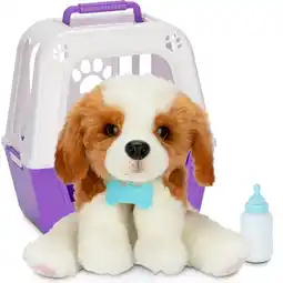 Intertoys Little Live Pets My Really Real Puppy interactieve knuffel Patches aanbieding