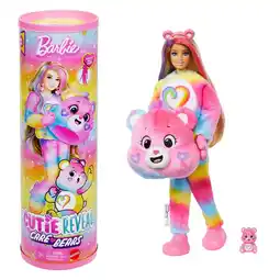 Intertoys Barbie Cutie Reveal Care Bears pop - roze aanbieding