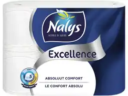 Hoogvliet Nalys Excellence 5-laags maxi-vel 6 rol in papieren verpakking aanbieding