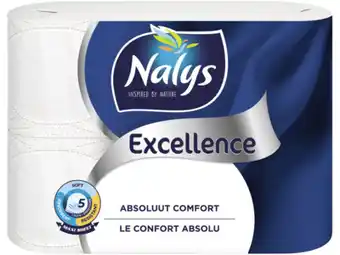 Hoogvliet Nalys Excellence 5-laags maxi-vel 6 rol in papieren verpakking aanbieding
