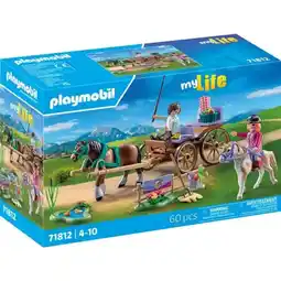 Intertoys PLAYMOBIL My Life paardenkoets 71812 aanbieding