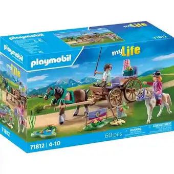 Intertoys PLAYMOBIL My Life paardenkoets 71812 aanbieding