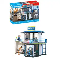 Intertoys PLAYMOBIL City Action politiebureau met onderzoeksruimte 71874 aanbieding