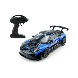 Intertoys Extreme Challenger op afstand bestuurbare auto - blauw - 1:10 aanbieding
