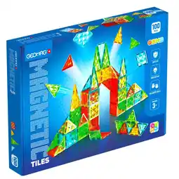Intertoys Geomag magnetische tegels edelstenen set 100-delig aanbieding