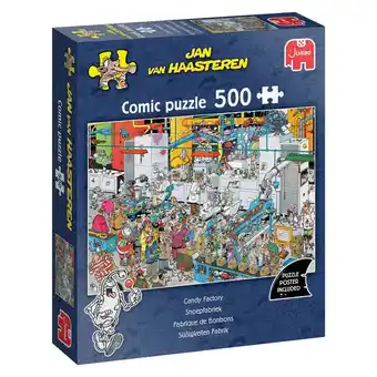 Intertoys Jumbo Jan van Haasteren puzzel Snoepfabriek - 500 stukjes aanbieding