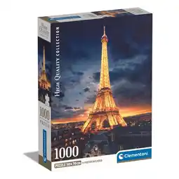 Intertoys Clementoni puzzel Eiffeltoren - 1000 stukjes aanbieding