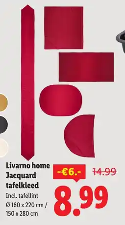 Lidl Livarno home Jacquard tafelkleed aanbieding