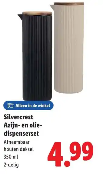 Lidl Silvercrest Azijn en olie dispenserset aanbieding