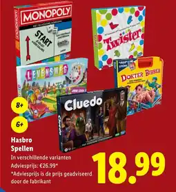 Lidl Hasbro Spellen aanbieding