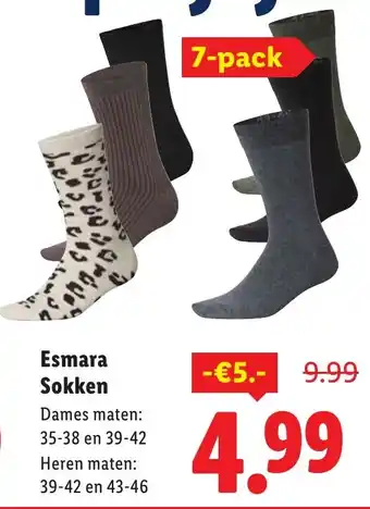 Lidl Esmara Sokken aanbieding