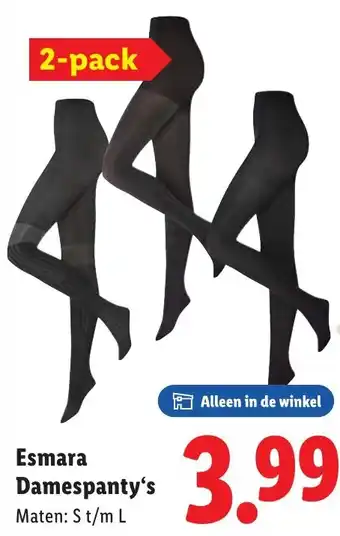 Lidl Esmara Damespanty's aanbieding