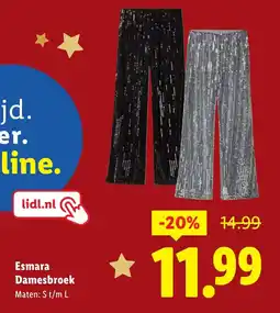 Lidl Esmara Damesbroek aanbieding