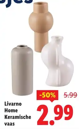 Lidl Livarno Home Keramische vaas aanbieding