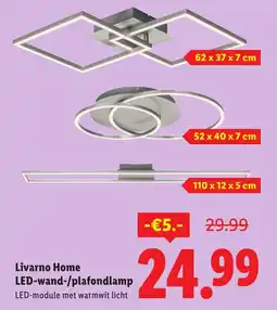 Lidl Livarno Home LED wand plafondlamp aanbieding