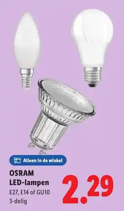 Lidl OSRAM LED lampen aanbieding