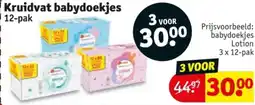 Kruidvat Kruidvat babydoekjes aanbieding