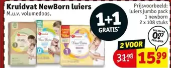 Kruidvat Kruidvat NewBorn luiers aanbieding