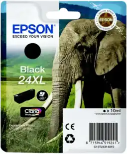 Coolblue Epson 24XL Cartridge Zwart aanbieding