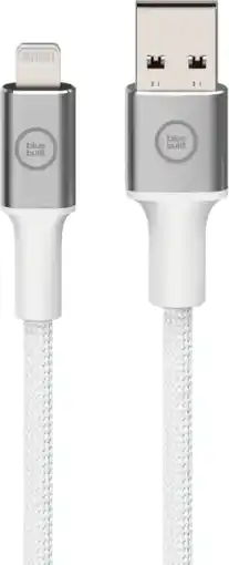 Coolblue BlueBuilt Usb A naar Lightning Kabel 3m Nylon Wit aanbieding