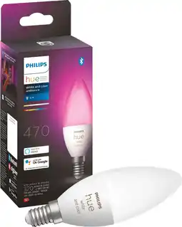 Coolblue Philips Hue Kaarslamp White and Color E14 Losse lamp aanbieding