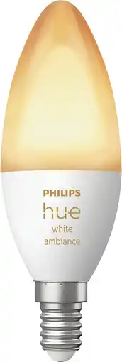 Coolblue Philips Hue Kaarslamp White Ambiance E14 Losse lamp aanbieding