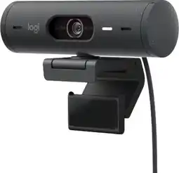 Coolblue Logitech Brio 500 Full HD Webcam Grijs aanbieding