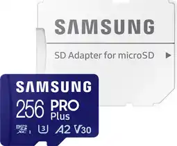 Coolblue Samsung MicroSDXC PRO Plus 256GB 130MB/s aanbieding