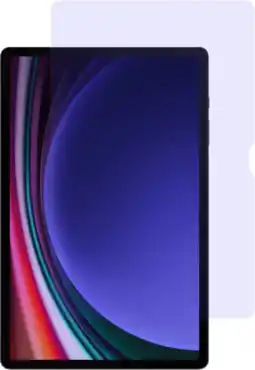 Coolblue Just in Case Samsung Galaxy Tab S10 Plus/S9 Plus/S9 FE Plus Blauw Licht Screenprotector aanbieding