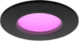 Coolblue Philips Hue inbouwspot Slim - White and color - 90mm - zwart aanbieding