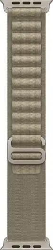 Coolblue Apple Watch 44/45/46/49 mm Alpine Horlogeband Olijfgroen - Large aanbieding