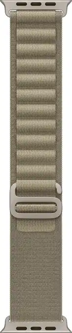 Coolblue Apple Watch 44/45/46/49 mm Alpine Horlogeband Olijfgroen - Large aanbieding