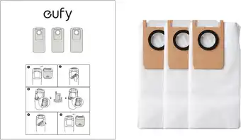 Coolblue Eufy S1 stofzakken (3 stuks) aanbieding
