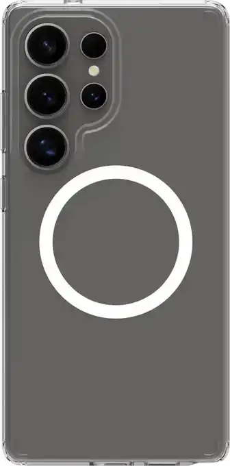 Coolblue BlueBuilt Protective Back Cover met Magneet Samsung Galaxy S25 Ultra Transparant aanbieding