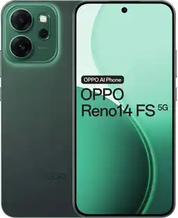 Coolblue OPPO Reno 14 FS 512GB Groen 5G aanbieding