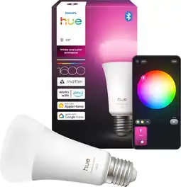 Coolblue Philips Hue A67 White and Color 1600lm E27 aanbieding