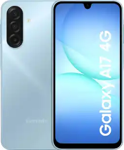 Coolblue Samsung Galaxy A17 128GB Blauw 4G aanbieding