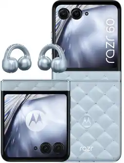 Coolblue Motorola Razr 60 256GB Swarovski 5G + Moto Buds Loop aanbieding