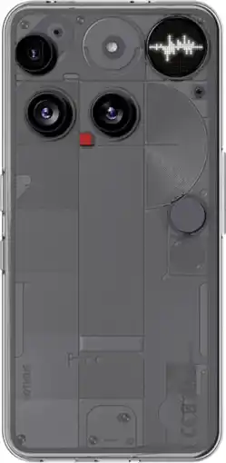 Coolblue Just in Case Soft Design Nothing Phone (3) Back Cover Transparant aanbieding