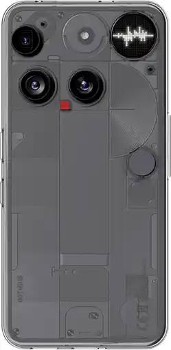 Coolblue Just in Case Soft Design Nothing Phone (3) Back Cover Transparant aanbieding