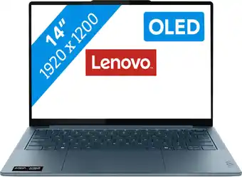 Coolblue Lenovo Yoga Slim 7 OLED Copilot+ PC 14AKP10 83JY006QMH aanbieding