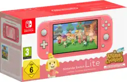 Coolblue Nintendo Switch Lite Animal Crossing New Horizons Editie Roze aanbieding